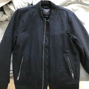 Abercrombie & Fitch wool bomber jacket